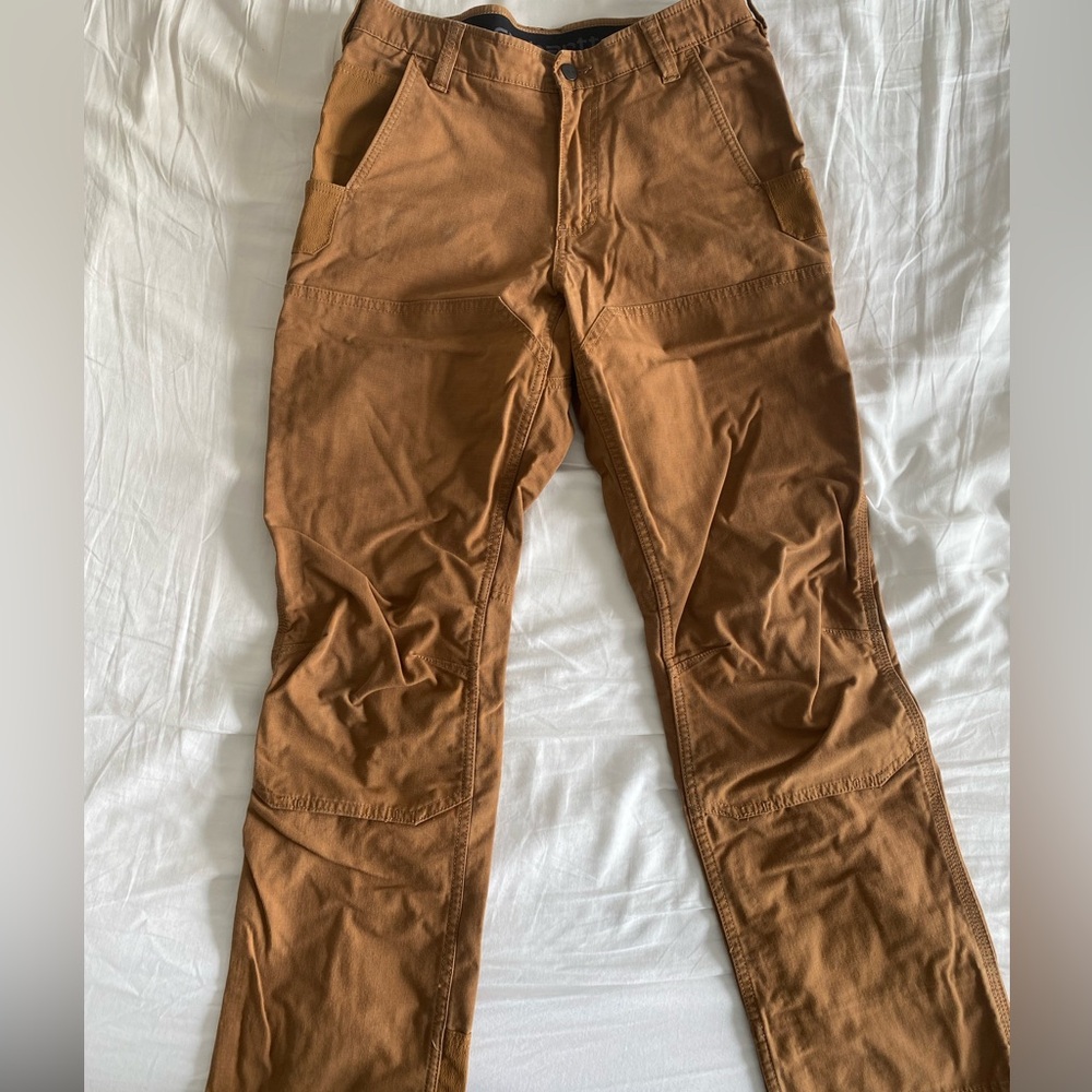Carhartt Steel double front Pant w/opening for kneepad - 32x30 (Tan)